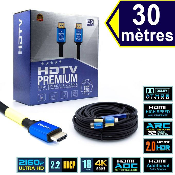 câble HDMI 30M